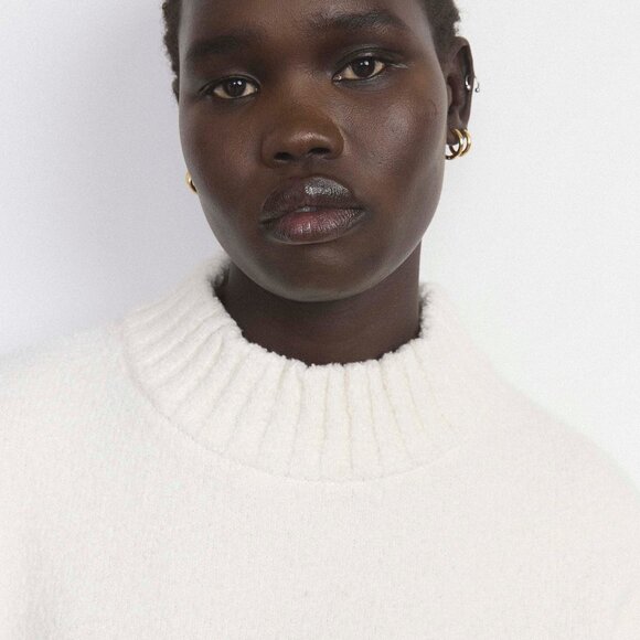 Seawool® Sweater Vest in White Cream - Picture 4 of 8